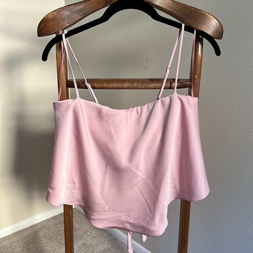 Tie back square neck cami - ASTR